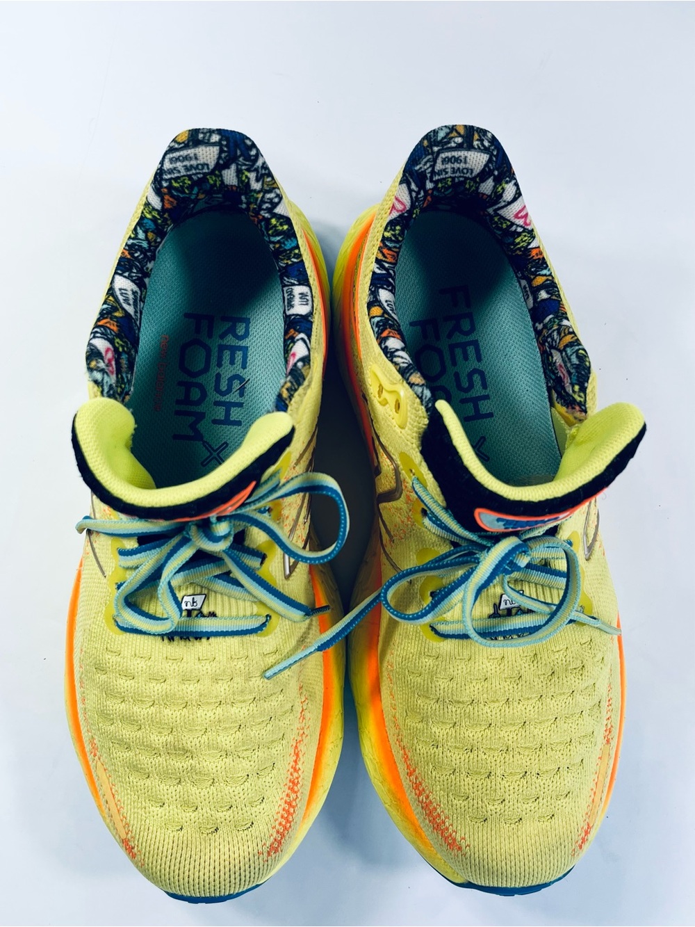 New Balance Fresh Foam X Yellow Multi Color #W1080Q12 Women’s Size :8 Sneakers - Picture 5 of 15
